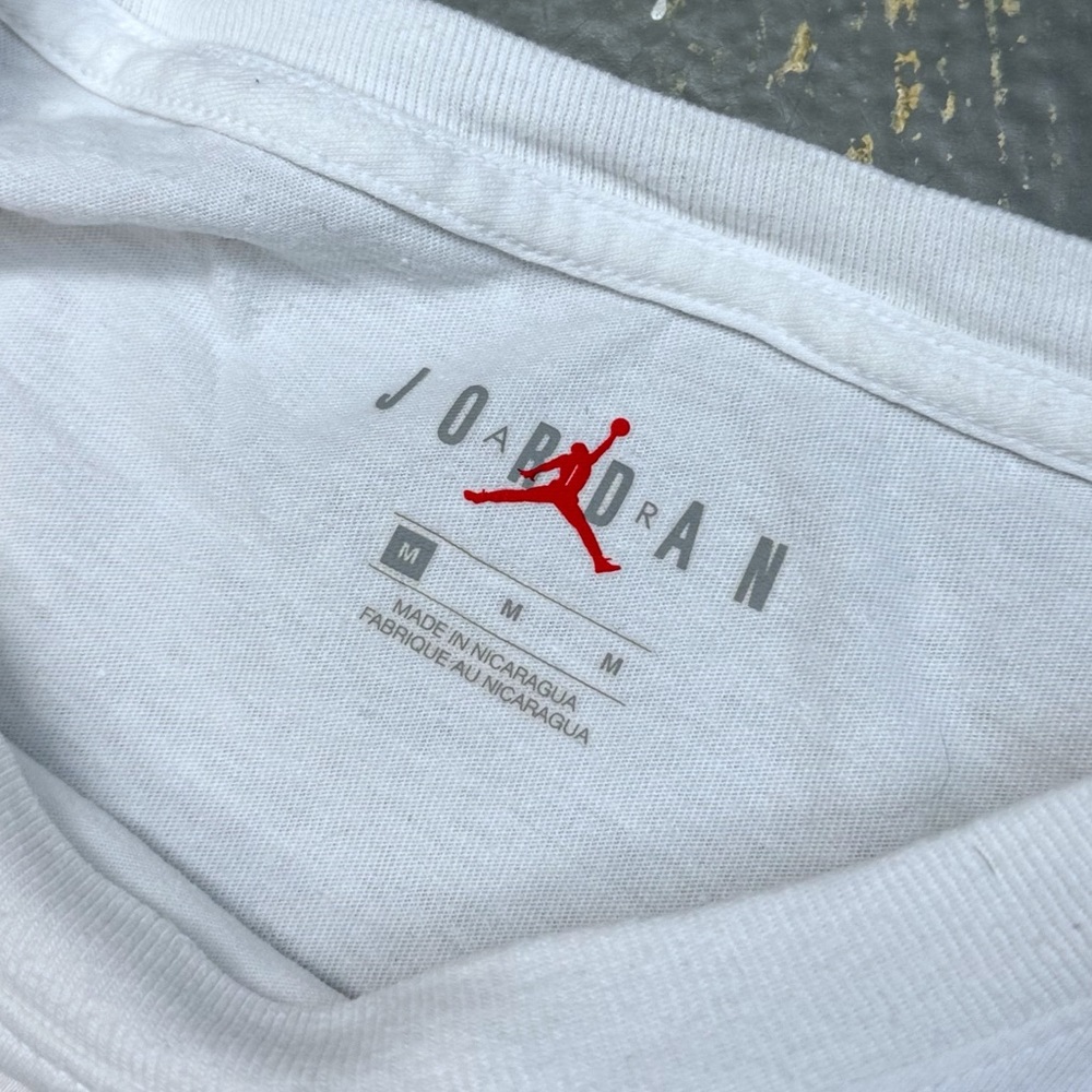 Air Jordan Jumpman Bred White Printed Shirt AQ2366-10A Medium - Picture 4 of 8
